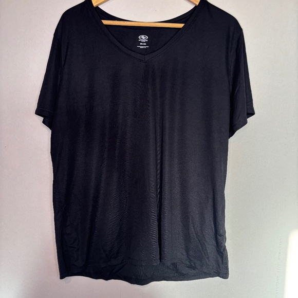 Athletic Works Womens Black Short Sleeve Athletic Tee Shirt Size XXL - Picture 1 of 4